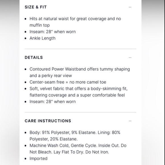 Spanx velvet leggings - Picture 8 of 12